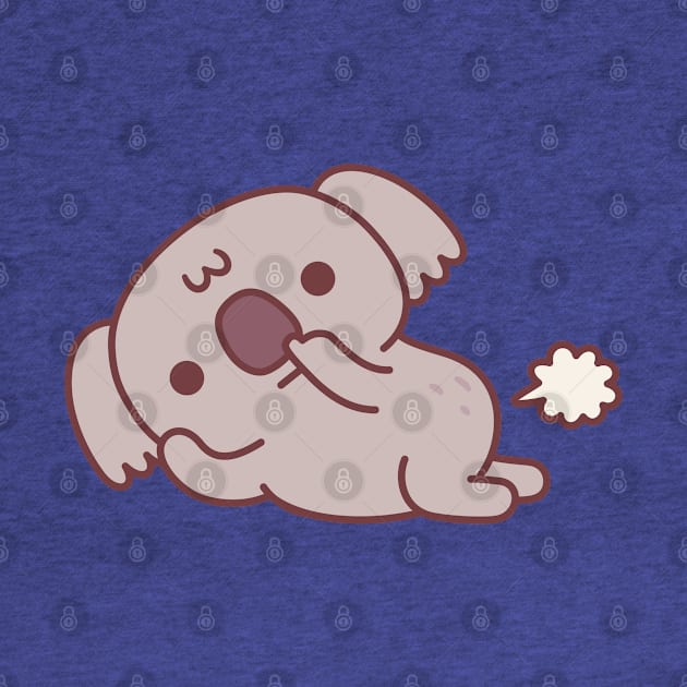 Cute Koala Picking Nose And Farting Funny by rustydoodle